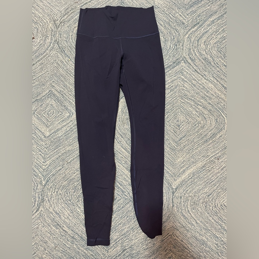 Lululemon Wunder Under Leggings - Navy Blue - Size 6